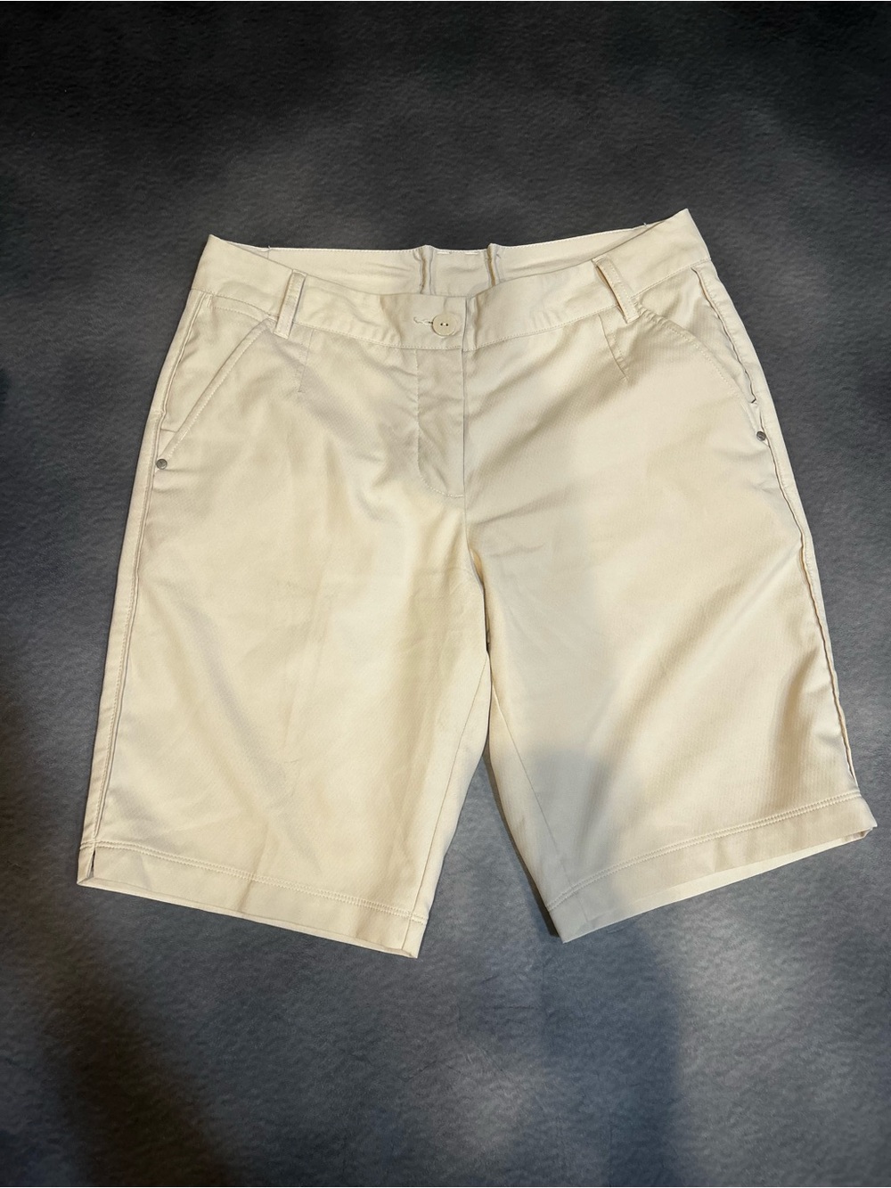 Puma Women's Cream Bermuda Shorts